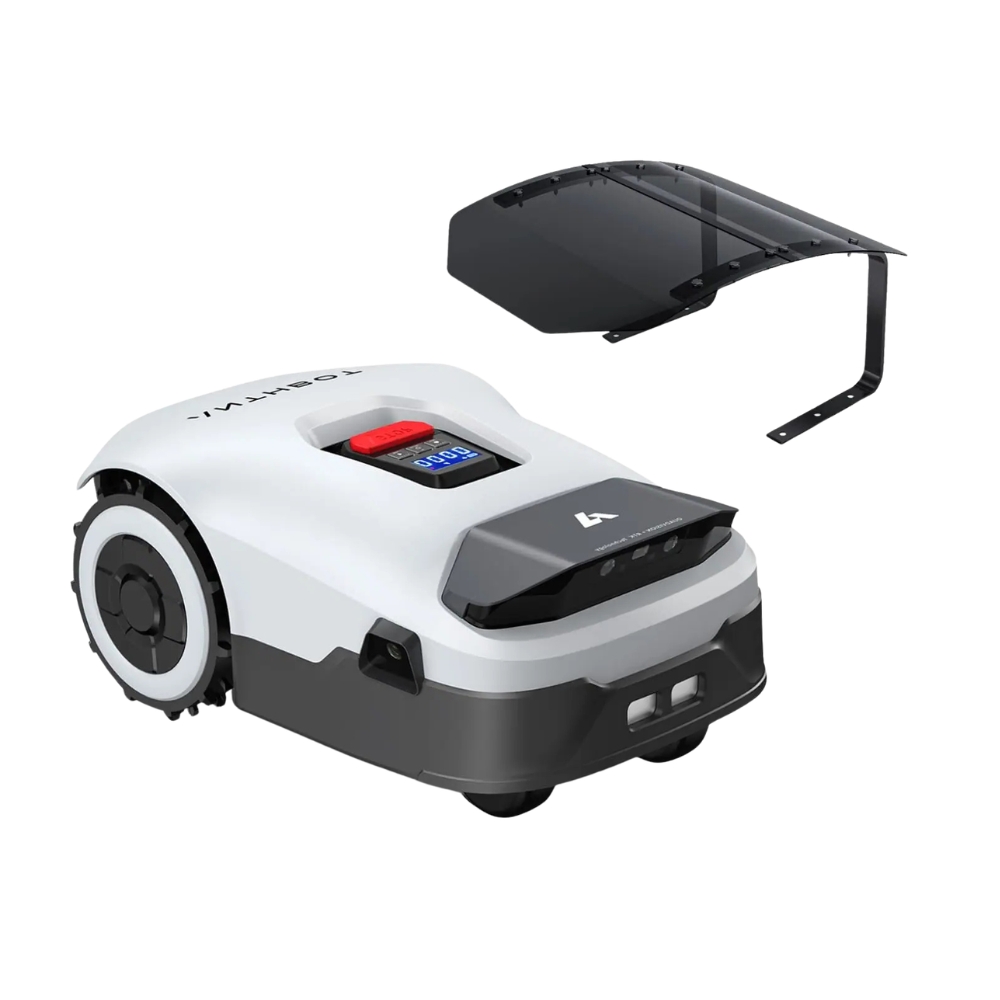 Automatic Robotic Lawn Mower Cutting Grass with 4-Eye Vision Technology