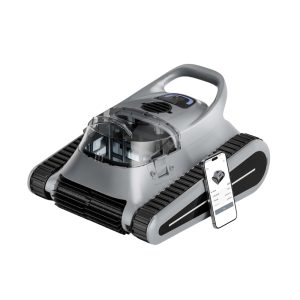 Automatic Pool Vacuum Cleaner with Dual Motor for Floor and Wall Cleaning