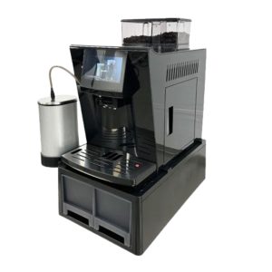 fully automatic espresso coffee machine with built in grinder and milk tank